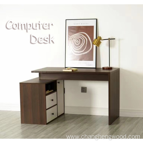 Multifunctional rotatable computer desk